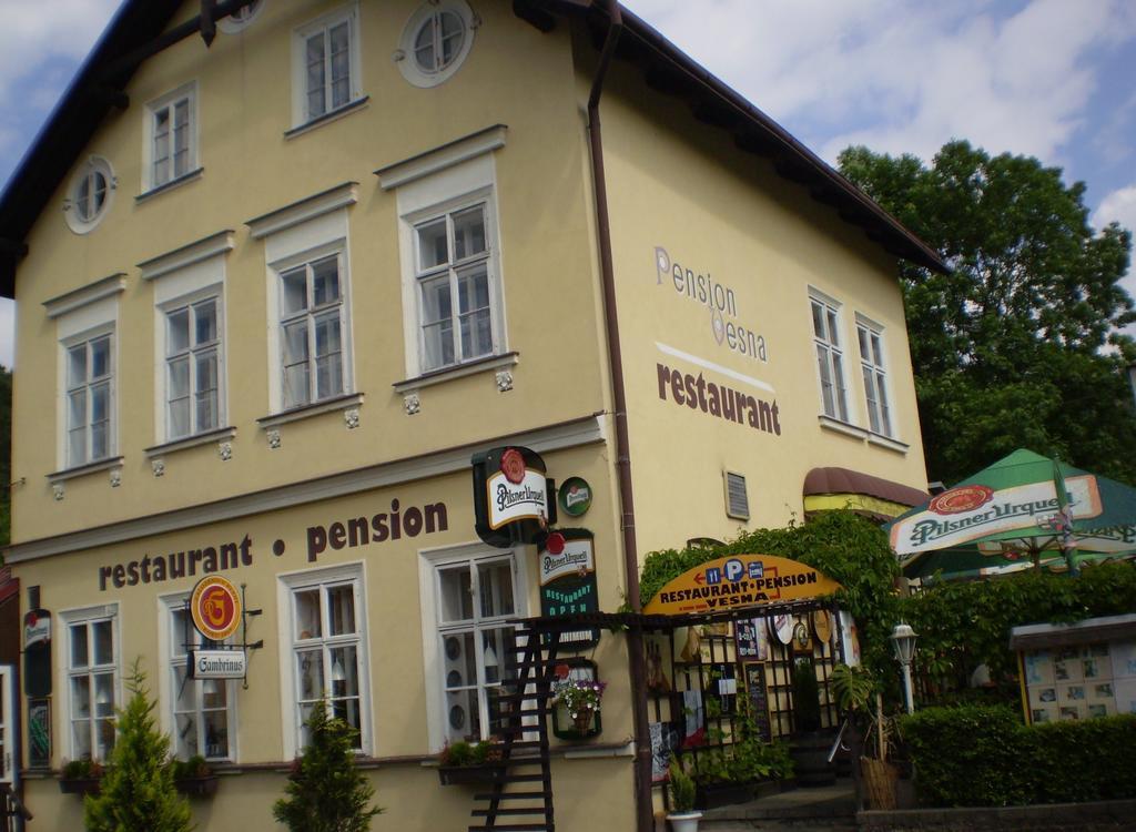 Pension A Restaurant Vesna - Ceske Svycarsko Srbska Kamenice Exterior photo